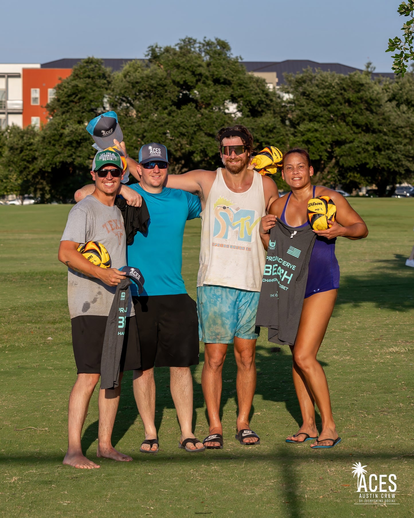 (POSTPONED) ACES Co-Ed Blind 4's Sand Volleyball Tourney @ The Domain - September 23rd - Sponsored by Project Serve
